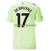 Original Fußballtrikot Manchester City De Bruyne 17 Ausweichtrikot 2022-23 Für Herren